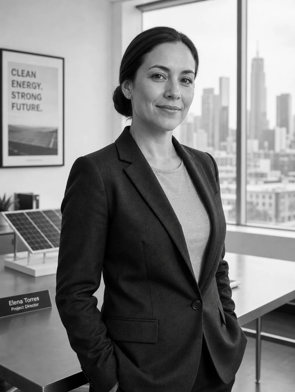 Portrait of Elena Jones, Chief Investment Officer
