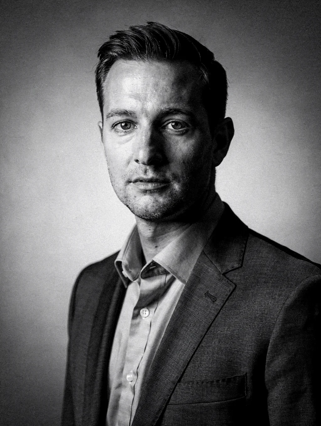 Portrait of Marcus Thorne, Head of Media & Sponsorships