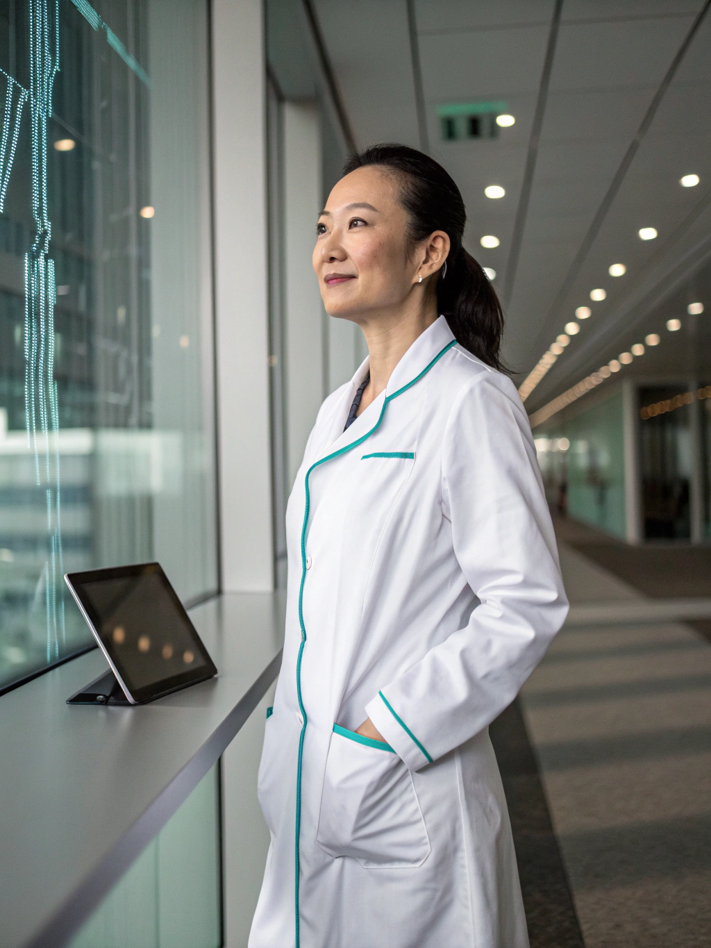 Portrait of Sarah Chen, Director of AI Strategy